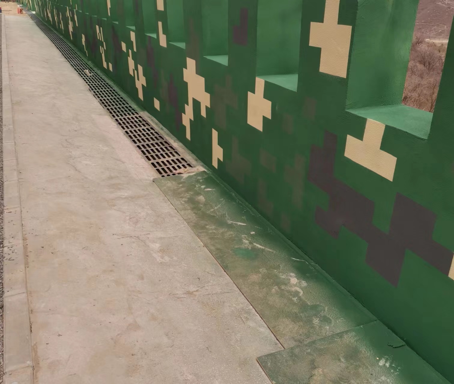 广州围墙迷彩喷涂,数迷彩漆